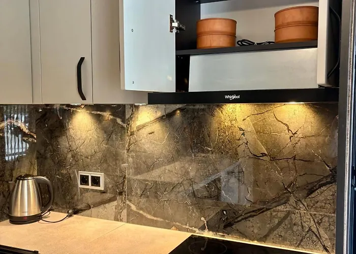 דירה Business Park Cozy Lux & Private Garage Option