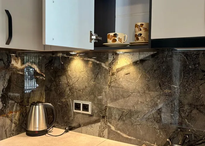 דירה Business Park Cozy Lux & Private Garage Option