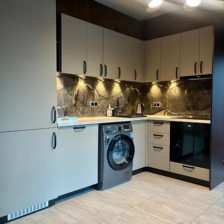 Business Park Cozy Lux & Private Garage Option 아파트